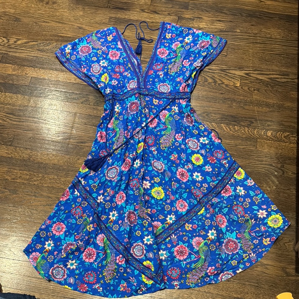 Gorgeous vibrant floral maxi